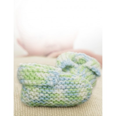 easy baby booties knitting pattern