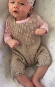 Easy Baby Knitting Patterns overalls