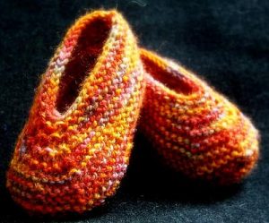 Baby Slippers Free Knitting Pattern - Free Baby Knitting