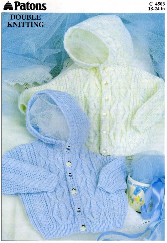Free Knitting Pattern For Baby Hooded Jacket - Mike Natur