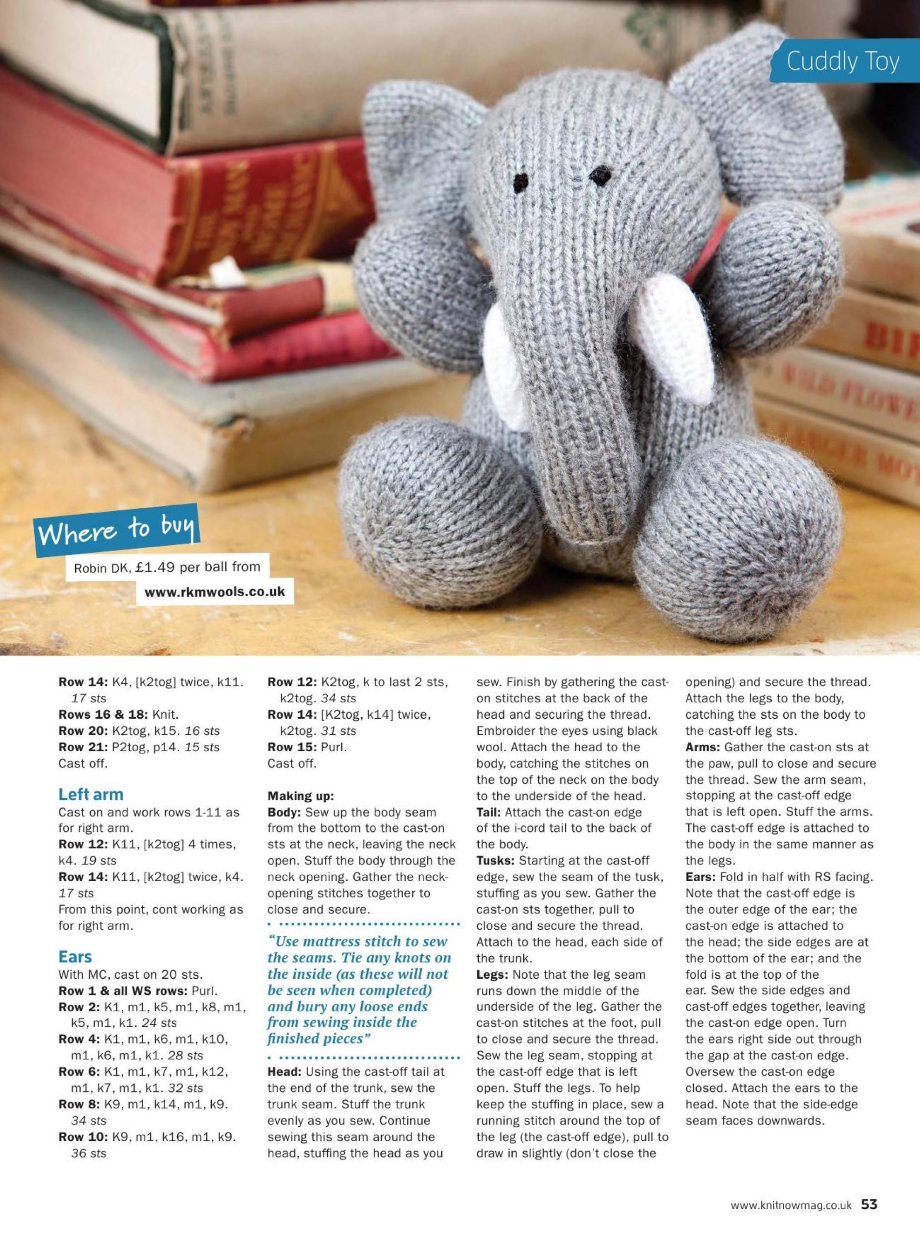 elephant-1 - Free Baby Knitting