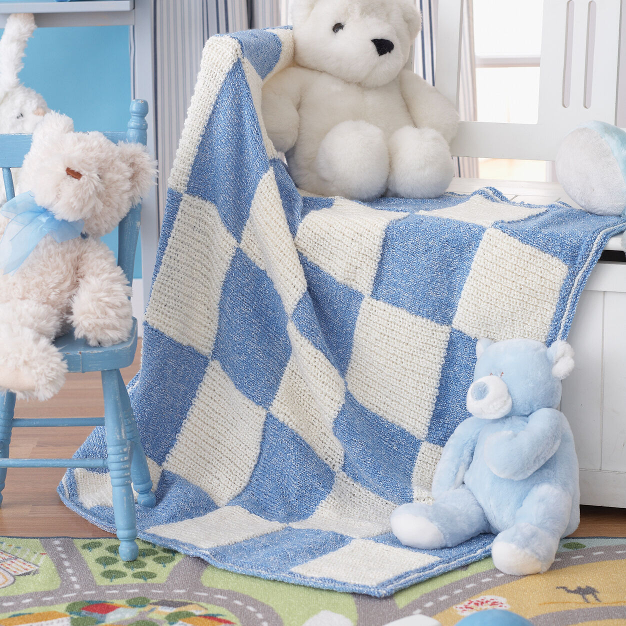 Block Baby Blanket Knitting Patterns Free Baby Knitting