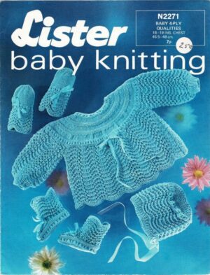 Free Knitting Pattern for a Lister Baby Layette